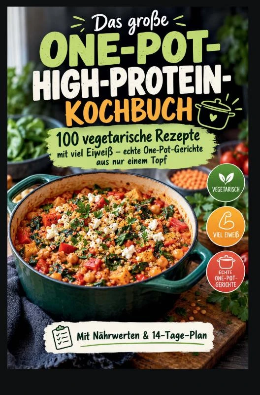 Das große One-Pot-High-Protein-Kochbuch – Emilia Fitfood – boek cover
