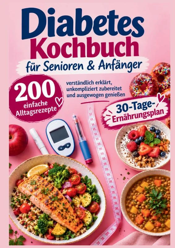 Diabetes Kochbuch für Senioren & Anfänger – Siegfriede Ackerberg – boek cover