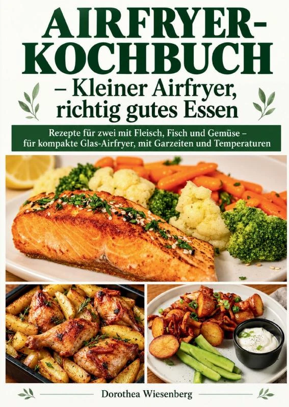Airfryer-Kochbuch ¿ Kleiner Airfryer, richtig gutes Essen – Dorothea Wiesenberg – boek cover