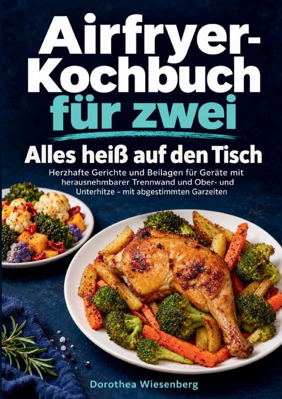 Airfryer-Kochbuch für zwei ¿ Alles heiß auf den Tisch – Dorothea Wiesenberg – boek cover