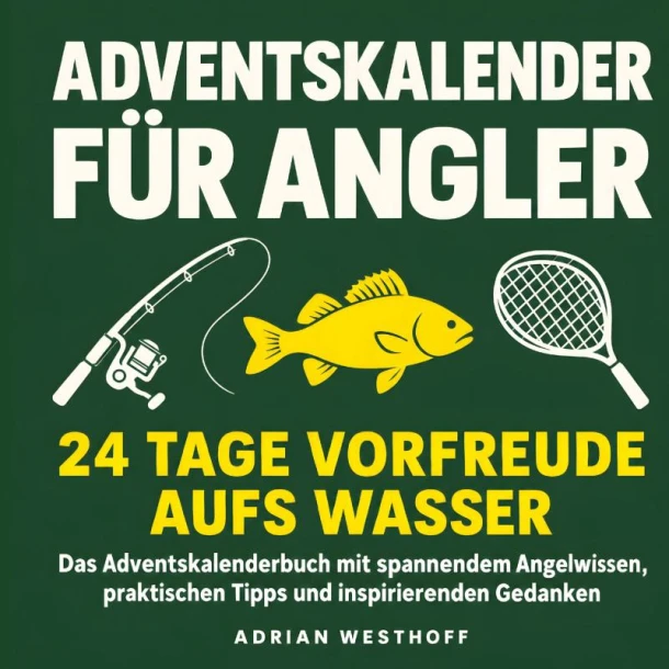 Adventskalender für Angler ¿ 24 Tage Vorfreude aufs Wasser – Adrian Westhoff – boek cover