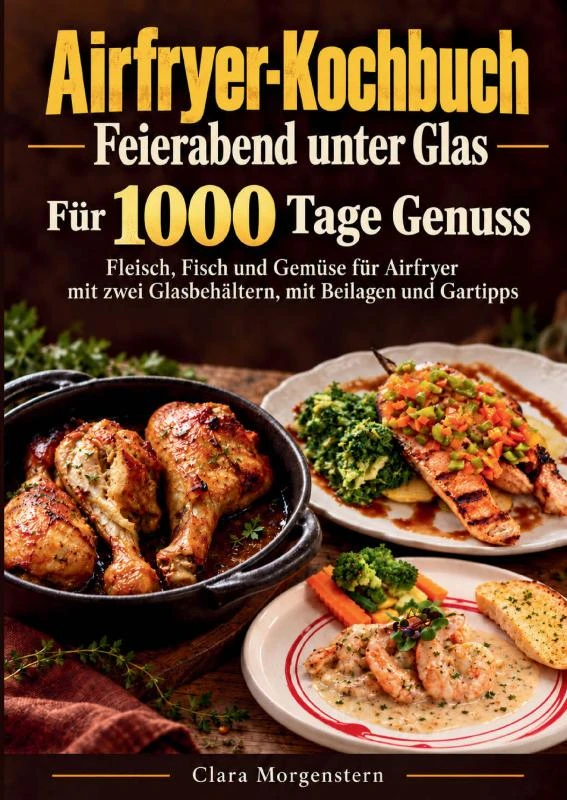 Airfryer-Kochbuch ¿ Feierabend unter Glas – Clara Morgenstern – boek cover