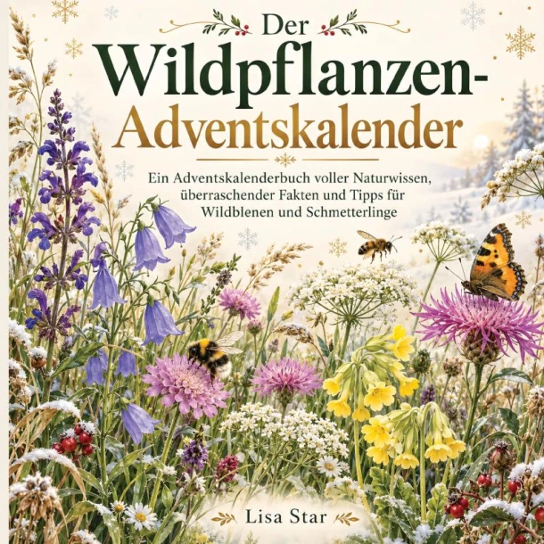 Der Wildpflanzen Adventskalender – Lisa Star – boek cover