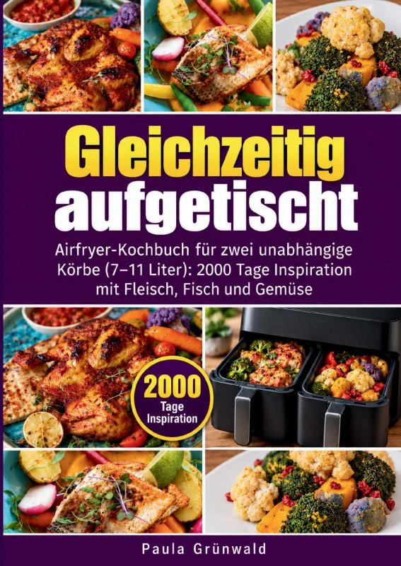 Gleichzeitig aufgetischt – Paula Grünwald – boek cover