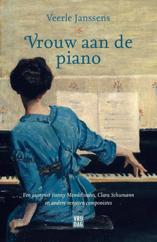 Vrouw aan de piano – Veerle Janssens – boek cover