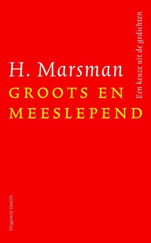 Groots en meeslepend – H. Marsman – boek cover