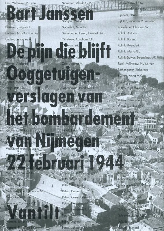 De pijn die blijft – Bart Janssen – boek cover