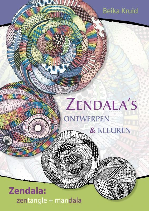 Zendalas ontwerpen en kleuren – Beika Kruid – boek cover