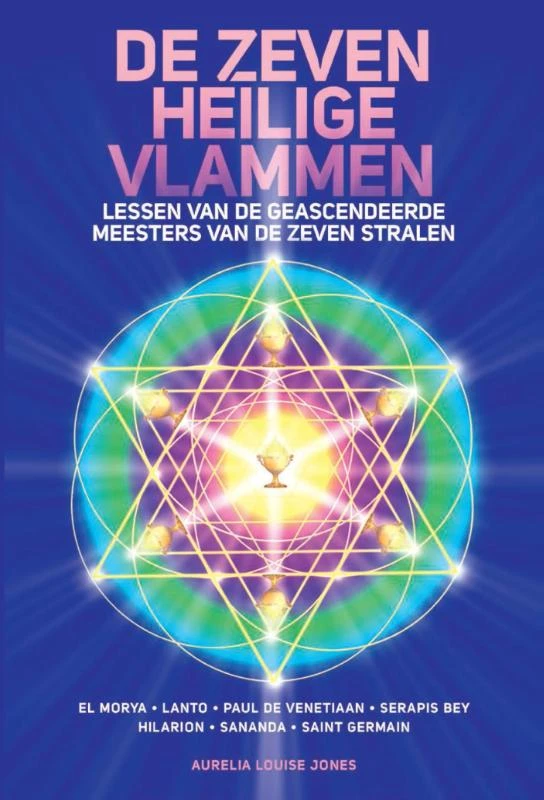 De zeven heilige vlammen – Aurelia Louise Jones – boek cover