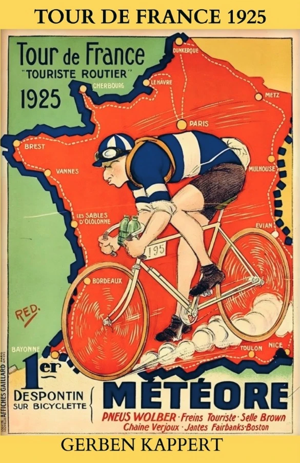 Tour de France 1925 – Gerben Kappert – boek cover