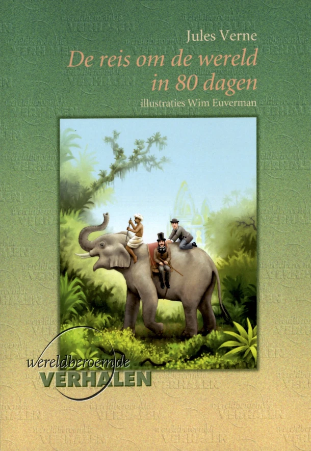 De reis om de wereld in 80 dagen – Jules Verne – boek cover