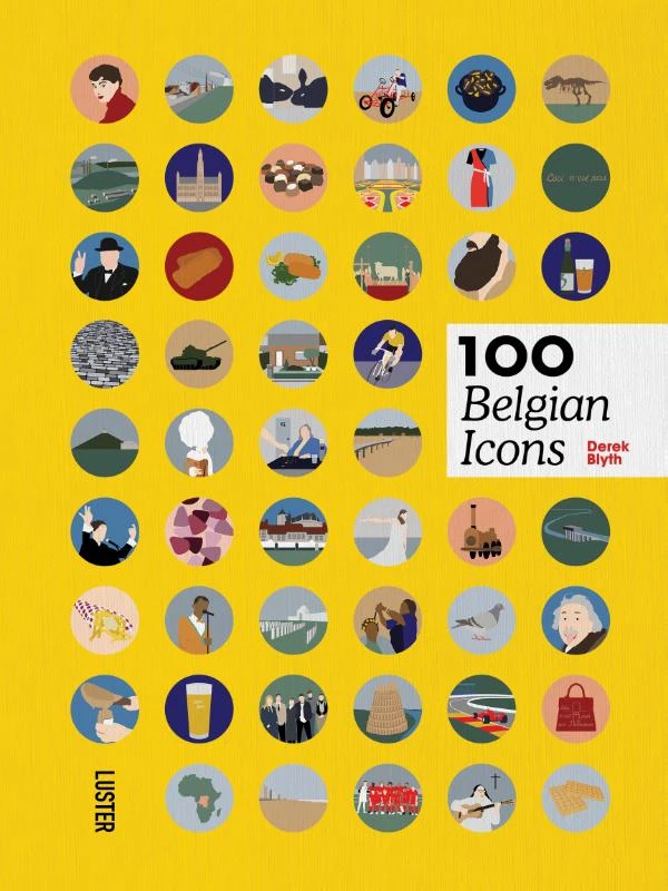 100 Belgian icons – Derek Blyth – boek cover