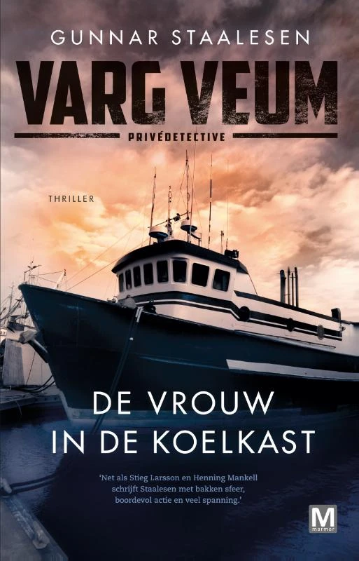 De vrouw in de koelkast – Gunnar Staalesen – boek cover
