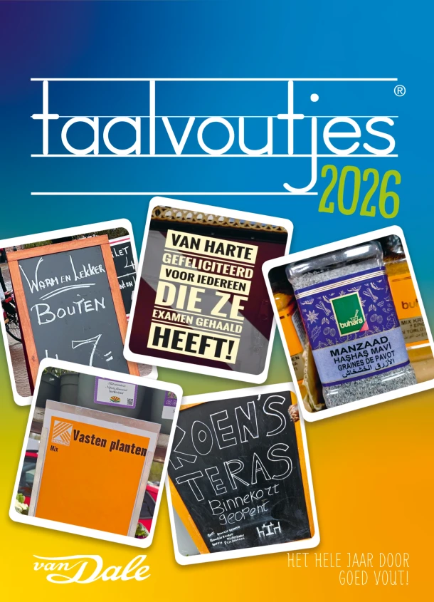 Taalvoutjes 2026 – Vellah Bogle – boek cover