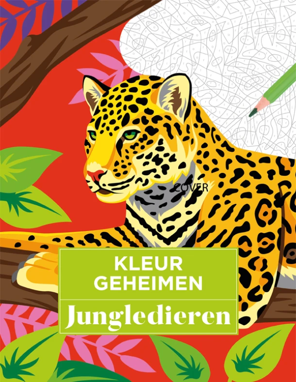 Kleurgeheimen - Jungledieren – Eugénie Varone – boek cover