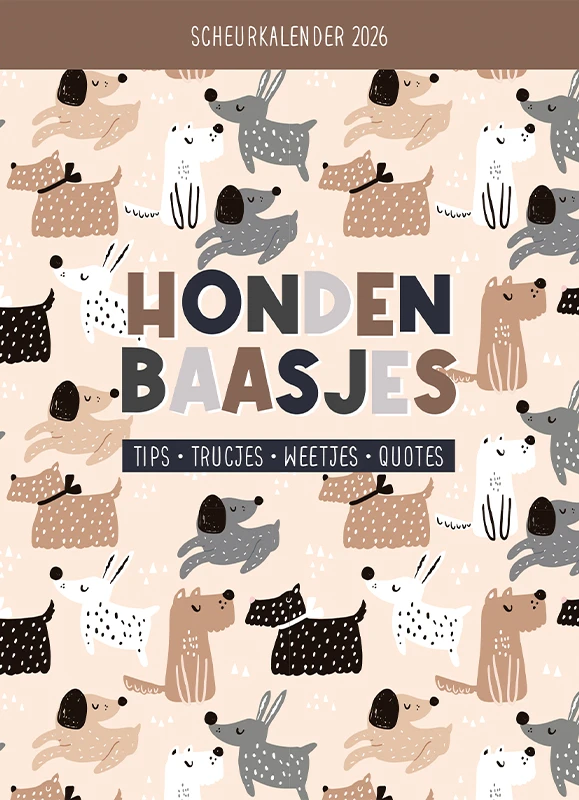 Scheurkalender 2026 Hondenbaasjes – boek cover