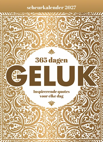 Scheurkalender 2027 365 dagen geluk – boek cover