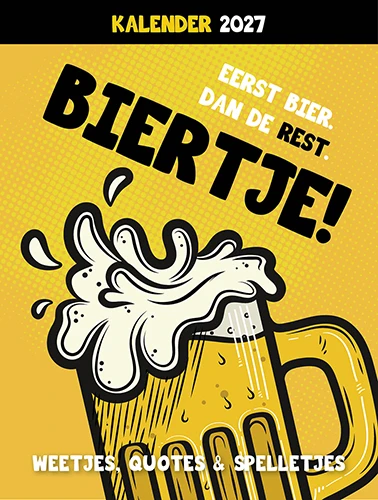 Scheurkalender 2027 Biertje! – boek cover