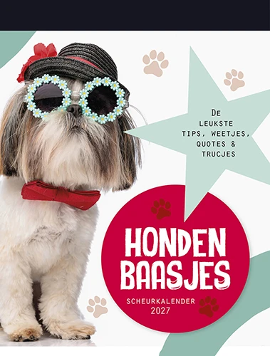 Scheurkalender 2027 Hondenbaasjes – boek cover