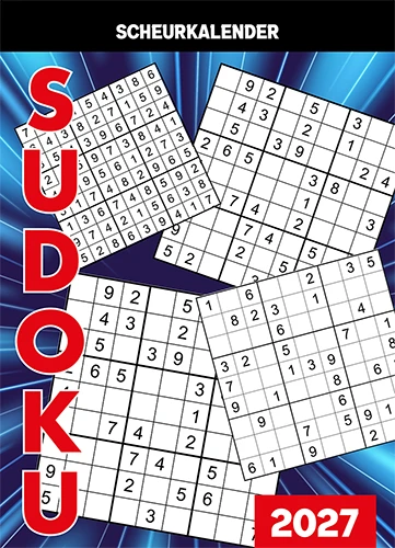 Scheurkalender 2027 Sudoku – boek cover