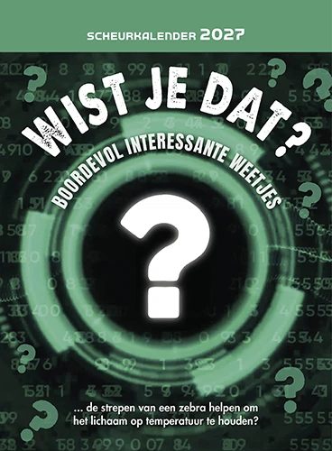 Scheurkalender 2027 Wist je dat? – boek cover
