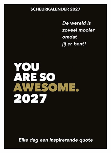 Scheurkalender 2027 You are so awesome. – boek cover