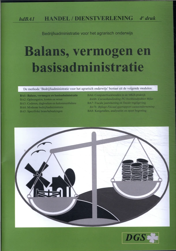 Balans, vermogen en basisadministratie – Geert Loorbach – boek cover