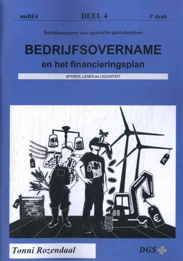 Bedrijfsovername en financieringsplan – Tonni Rozendaal – boek cover