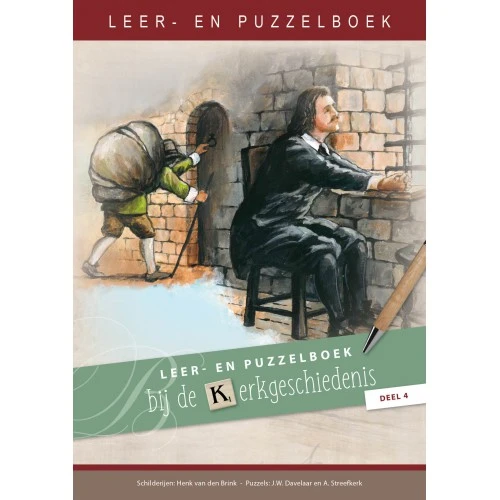 Leer- en puzzelboek bij `Onderzoekt de kerkgeschiedenis (4). – Jw Davelaar – boek cover