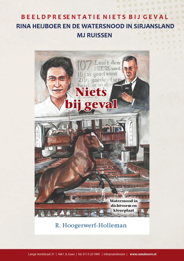 Beeldpresentatie Niets bij geval – Mj Ruissen – boek cover