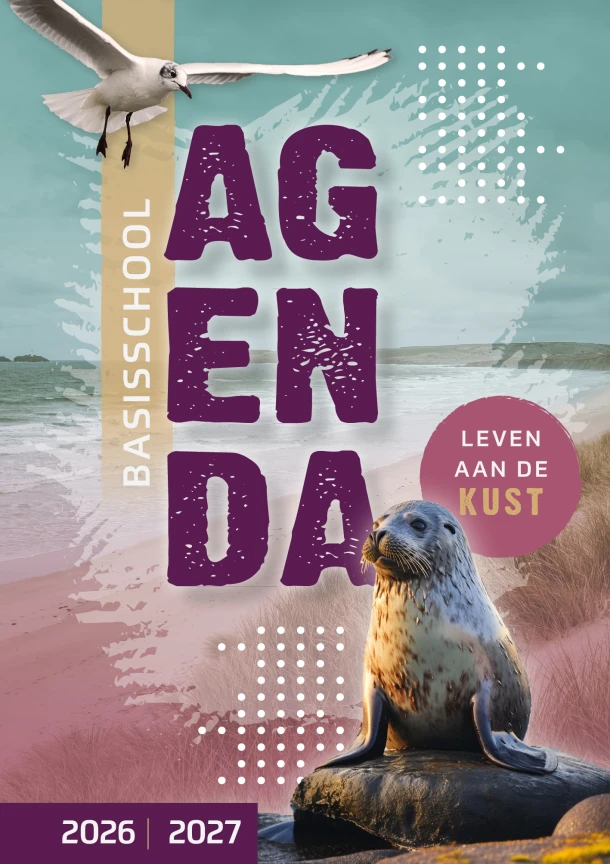 Basisschoolagenda 2026/27 – Mj Ruissen – boek cover