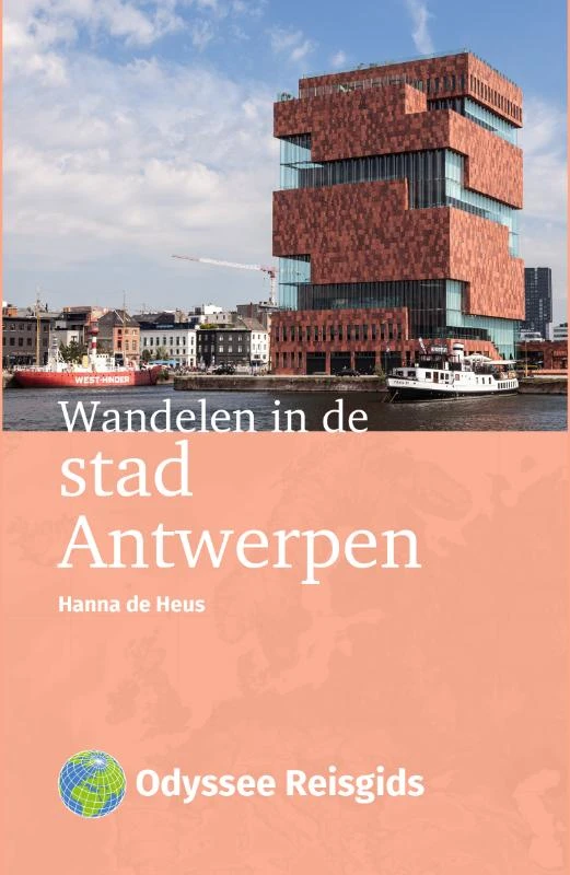 Wandelen in de stad Antwerpen – Hanna de Heus – boek cover