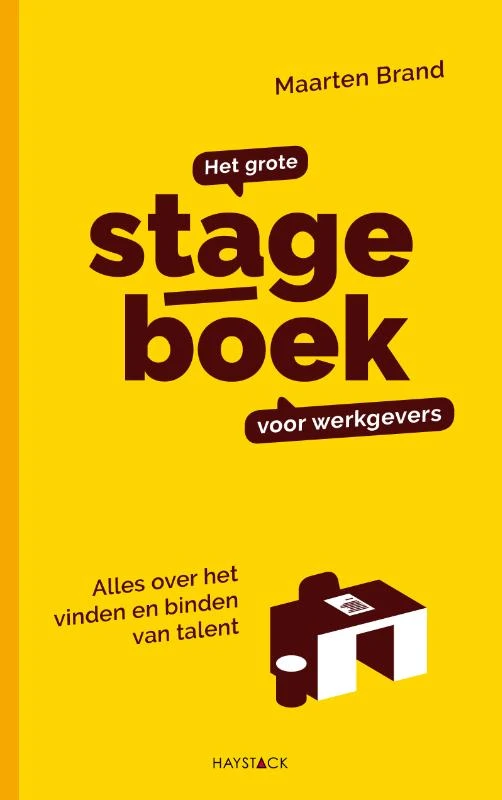 Het grote stageboek voor werkgevers – Maarten Brand – boek cover