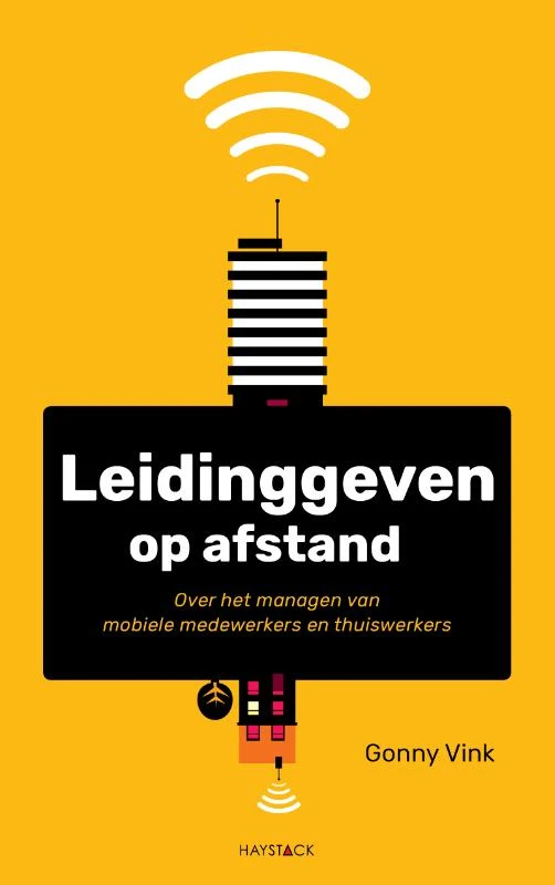 Leidinggeven op afstand – Gonny Vink – boek cover