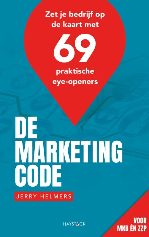 De marketingcode – Jerry Helmers – boek cover