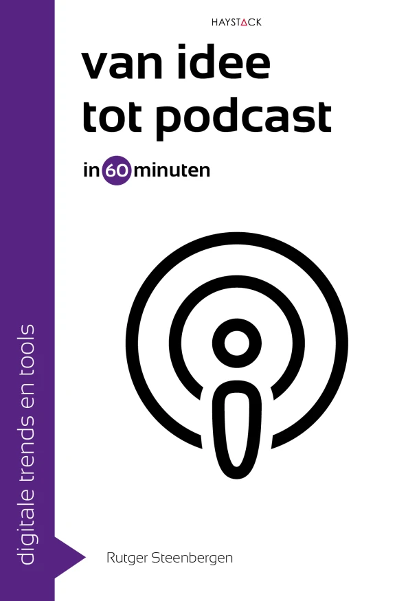 Van idee tot podcast in 60 minuten – Rutger Steenbergen – boek cover