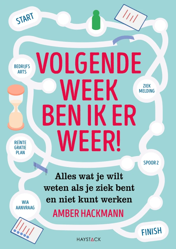 Volgende week ben ik er weer – Amber Hackmann – boek cover