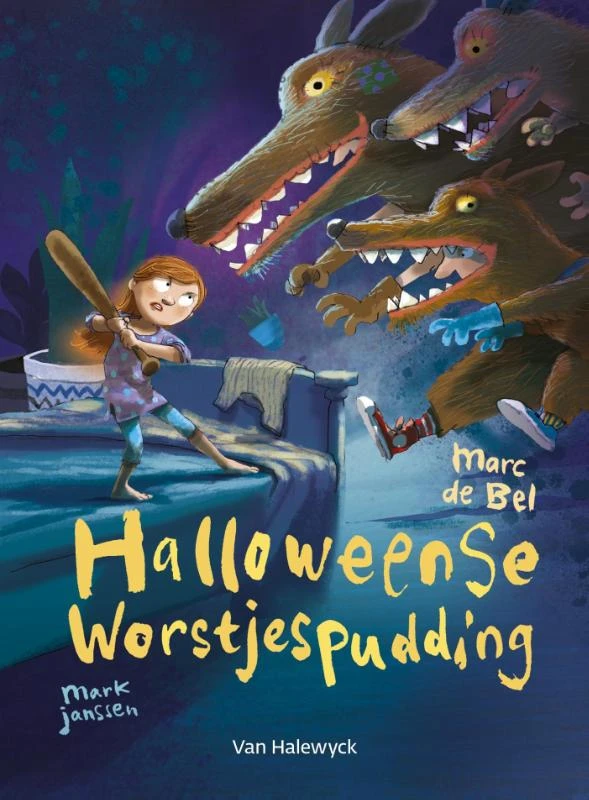 Halloweense worstjespudding – Marc De Bel – boek cover