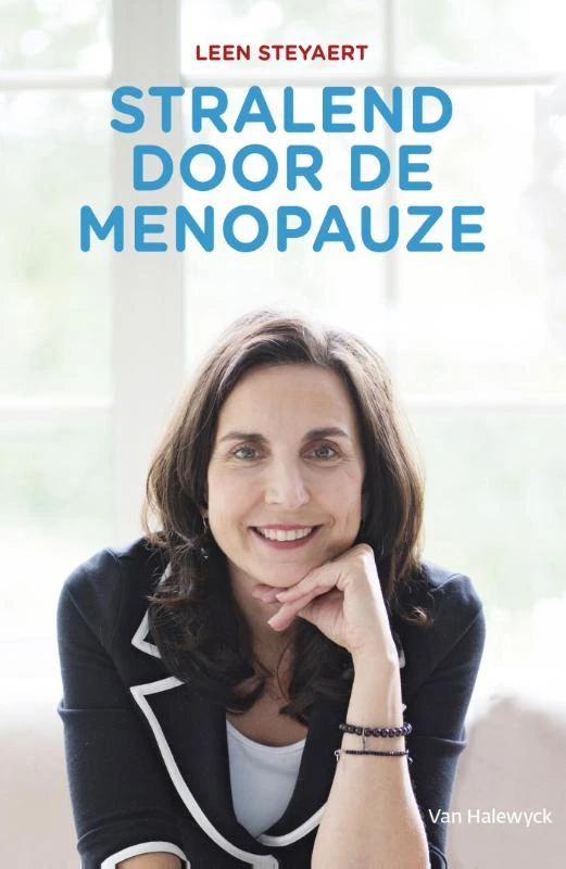 Stralend door de menopauze – Leen Steyaert – boek cover