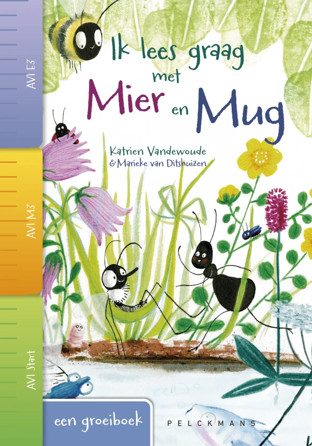 Ik lees graag met Mier en Mug – Katrien Vandewoude – boek cover