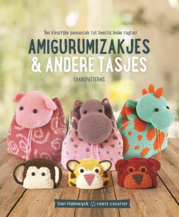 Amigurumizakjes & andere tasjes – Chabepatterns – boek cover