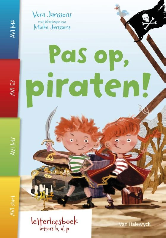 Pas op, piraten! – Vera Janssens – boek cover