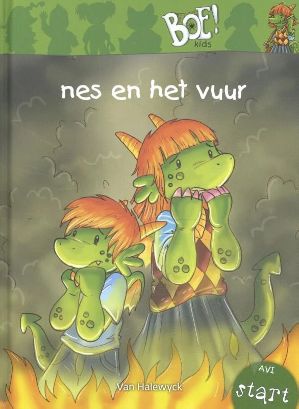 Nes en het vuur – Kristien Tack – boek cover