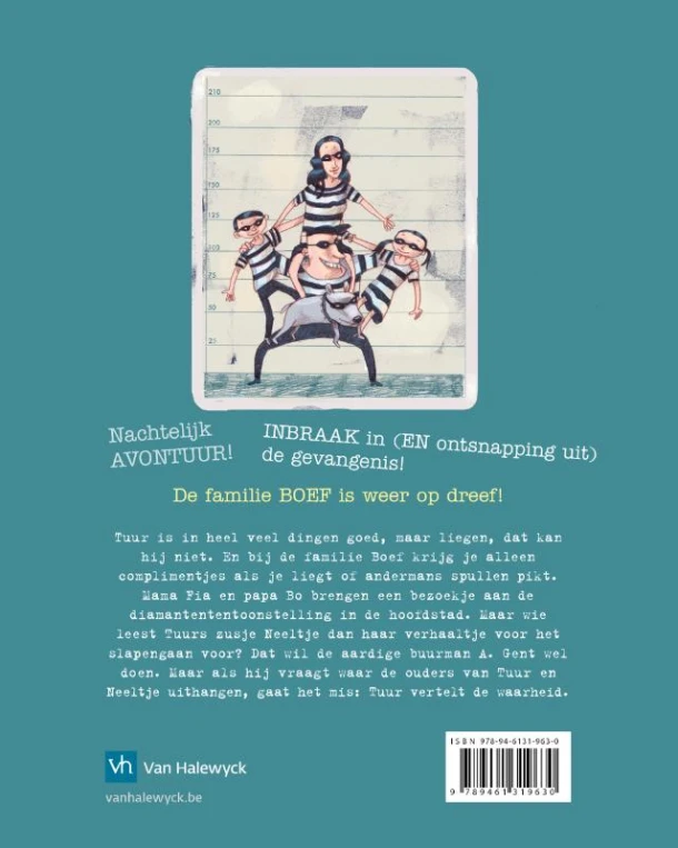 De familie Boef en de gouddiamant – Anders Sparring – boek cover
