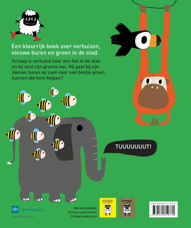 Schaap zoekt groen – Eef Rombaut – boek cover