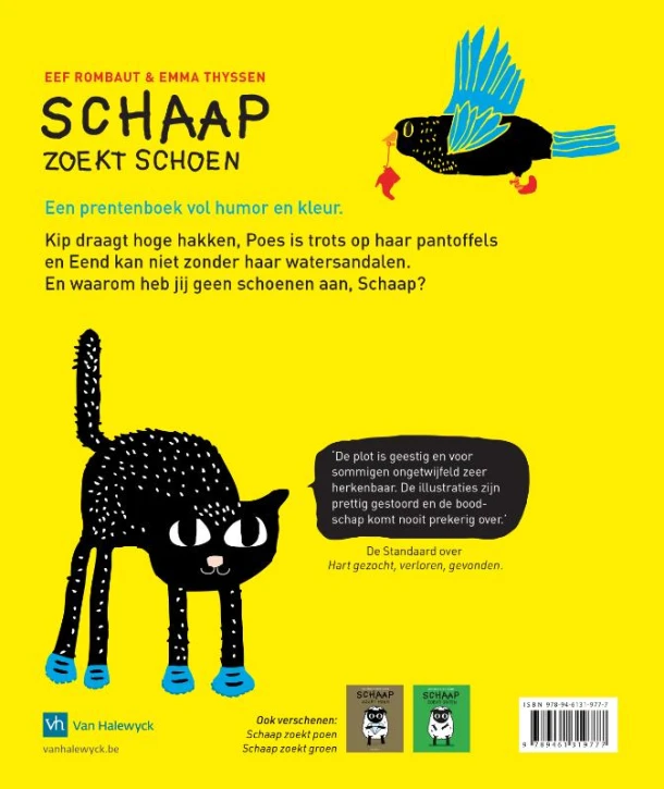 Schaap zoekt schoen – Eef Rombaut – boek cover