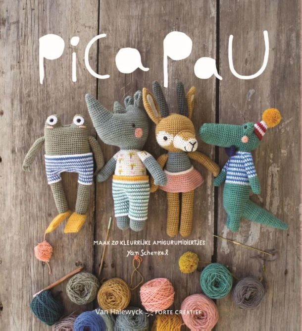 Maak 20 kleurrijke amigurumidiertjes – Yan Schenkel – boek cover