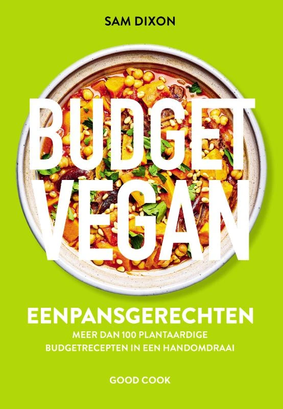 Budget Vegan Eenpansgerechten – Sam Dixon – boek cover