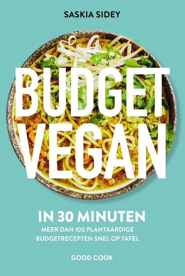 Budget Vegan in 30 minuten – Saskia Sidey – boek cover
