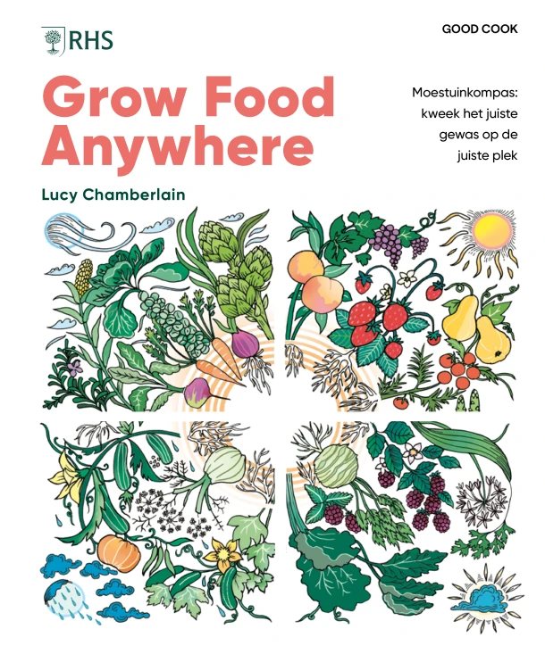 Grow Food Anywhere – Lucy Chamberlain – boek cover